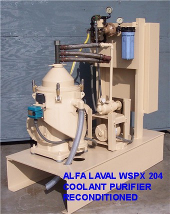 Alfa Laval Solid Bowl Manual Clean diesel fuel and Lube Oil Cleaning centrifuge